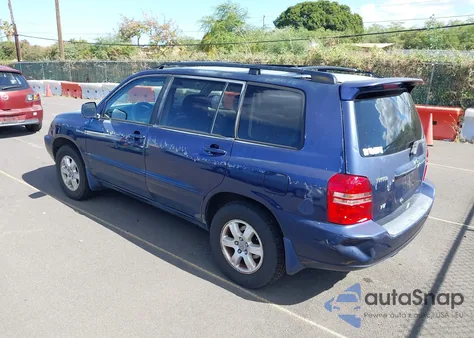 2001 Toyota Highlander V6 from USA, damaged, VIN JTEGF21A010003512